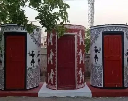 Narayanpet administration Builds 15 cost effective Public Toilets for Rural areas